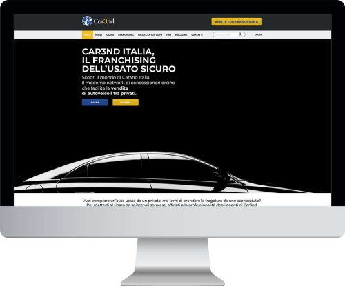 Realizzazione sito web Car3nd