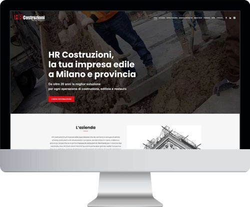 Realizzazione sito web Hr Costruzioni