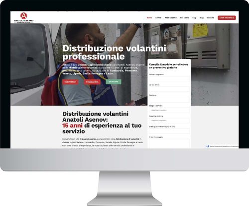 REalizzazione sito web anatoliasenov.it