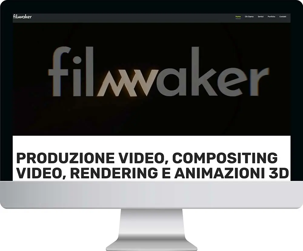 Realizzazione sito web Filmwaker
